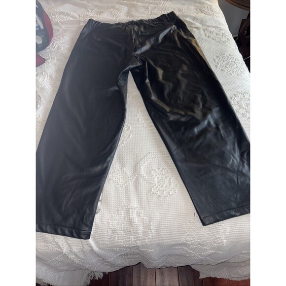 Women’s J.Jill Leather Like Pants XL Tall - Picture 8 of 11